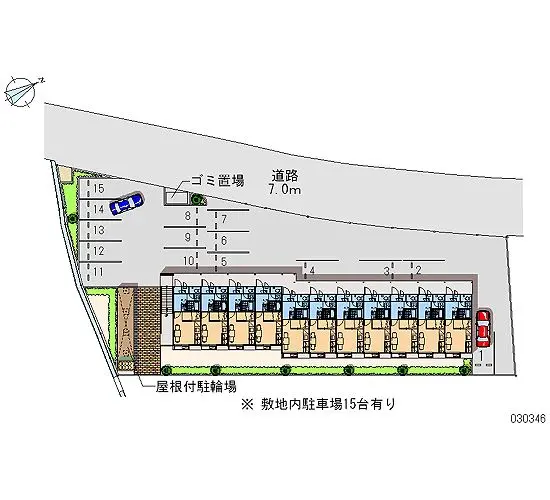 ★手数料０円★大津市見世　月極駐車場（LP）